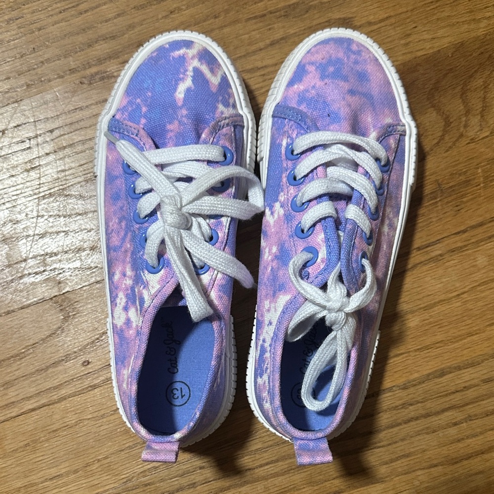 Cat & Jack Pink and Purple Kids Sneakers
